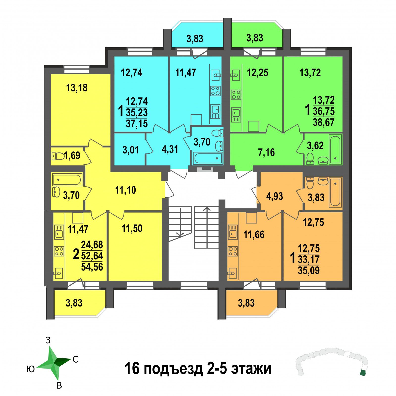 Перепланировка старого дома 6 на 9