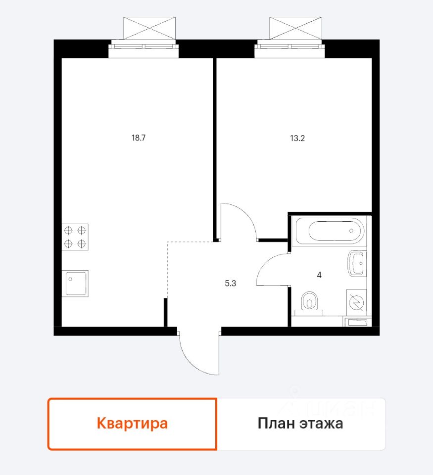 Планировка квартиры пик 51 кв