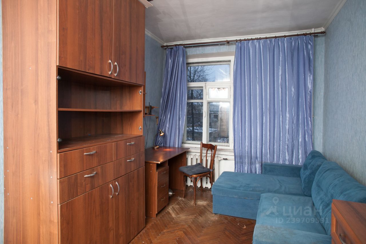 Купить комнату 50.8м² ул. Коли Томчака, 18/26, Санкт-Петербург, р-н Московский, Московская застава м. Московские ворота - база ЦИАН, объявление 239709591