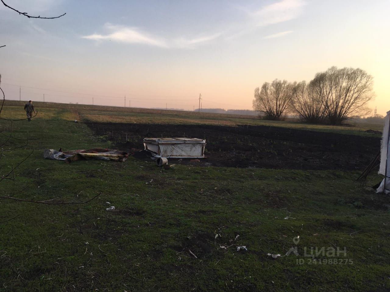 Село базой. Пожар в селе верхняя Матренка.