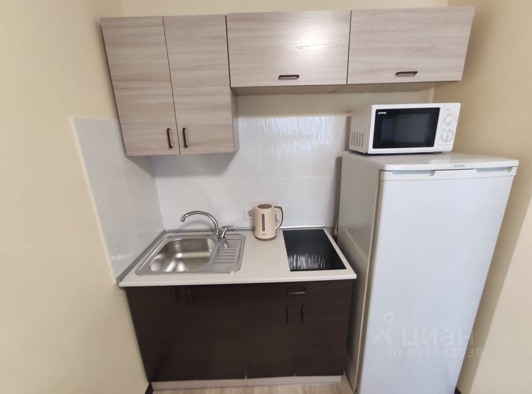 Снять квартиру-студию 27м² Бронная ул., 34/1, Новосибирск, Новосибирская область, р-н Кировский - база ЦИАН, объявление 231483939