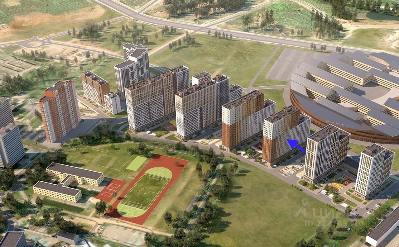 Купить однокомнатную квартиру 32.2м² ул. Агрохимиков, Московская область, Одинцовский городской округ, Новоивановское рп м. Молодежная - база ЦИАН, объявление 227765310