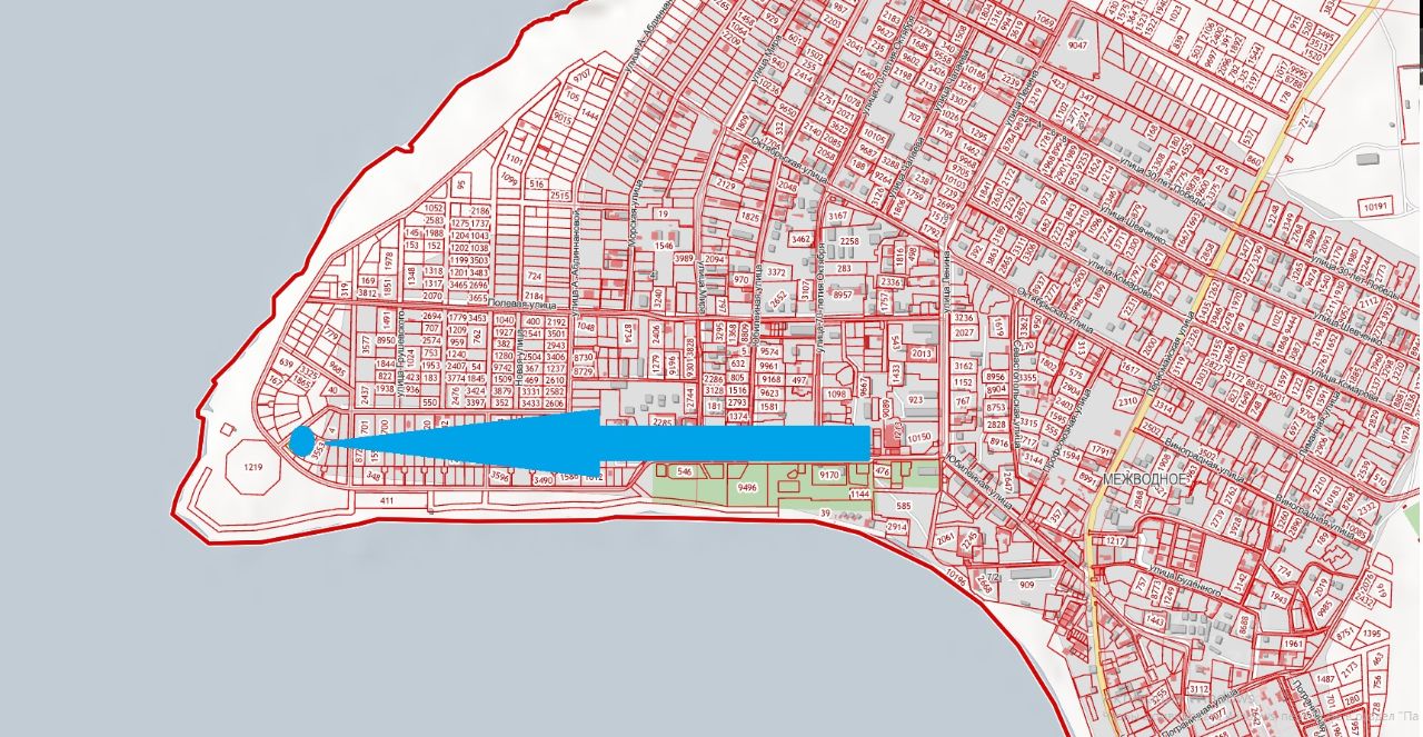 Кадастровая карта межводное крым