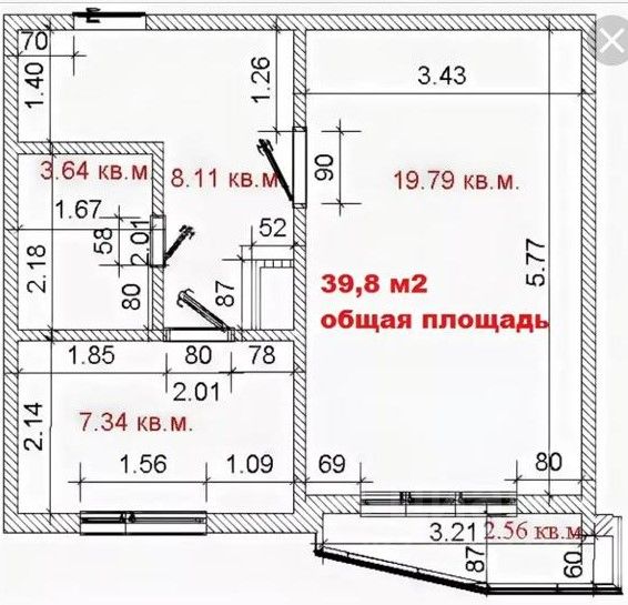 Продажа однокомнатной квартиры 39.8м² Сивашская ул., 7, Москва, ЮЗАО, р-н Зюзино м. Нахимовский проспект - база ЦИАН, объявление 250073593