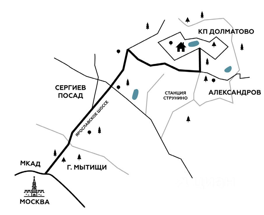 Старое долматово ярославль карта