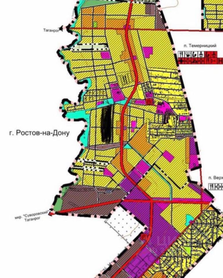 Поселок темерницкий ростов на дону карта