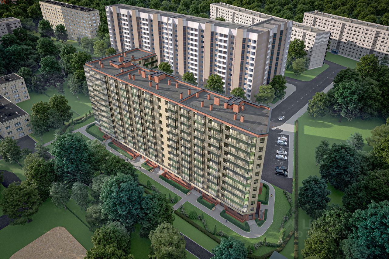 Купить двухкомнатную квартиру 66.56м² Санкт-Петербург, р-н Пушкинский ...