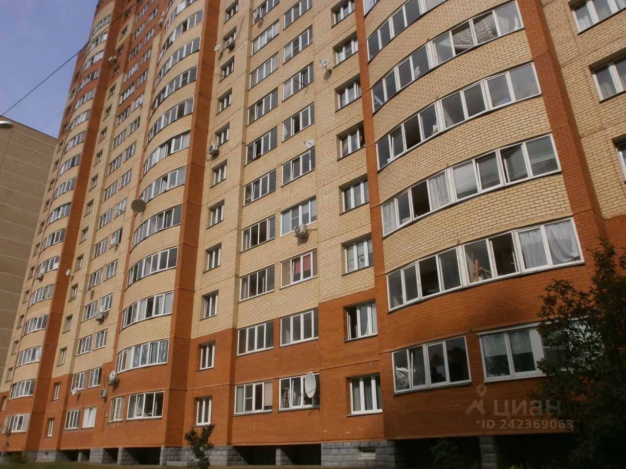 Продаю однокомнатную квартиру 44.5м² ул. Фабричная, 13, Мытищи, Московская область, мкр. Пироговский - база ЦИАН, объявление 242369063