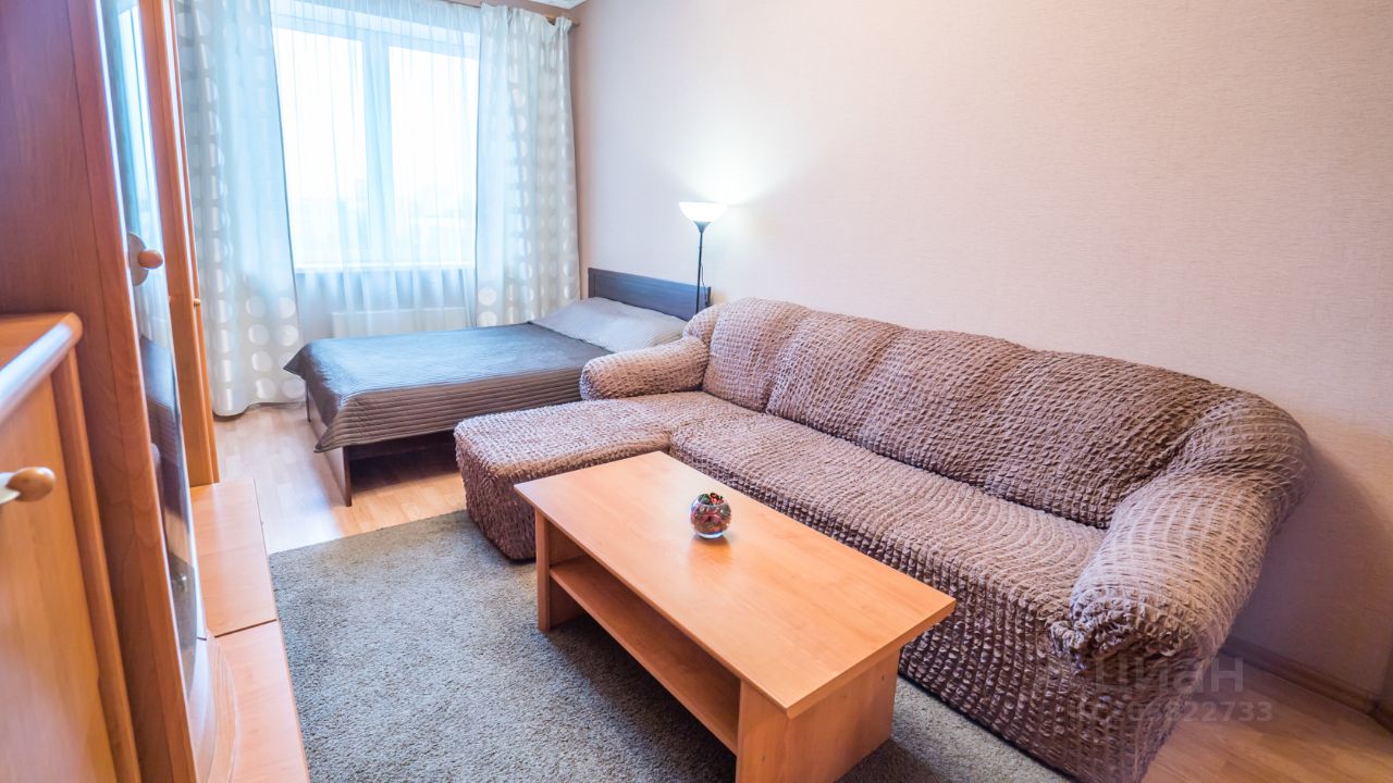 Снять однокомнатную квартиру 46.5м² ул. Асафьева, 5к1, Санкт-Петербург ...