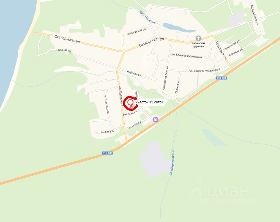 Горячинск карта с улицами и номерами домов