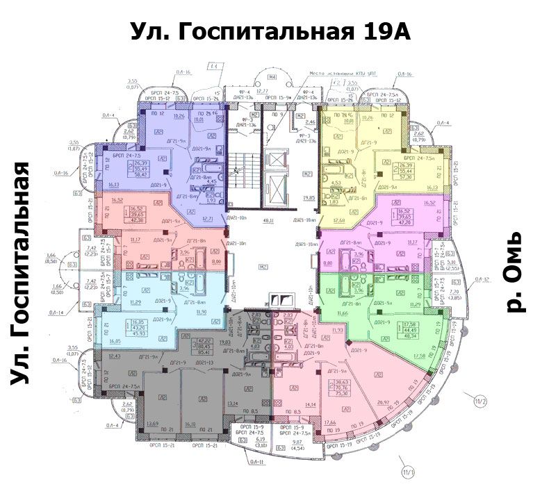 купить квартиру в ЖК по ул. Госпитальная, 19А