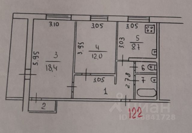 Планировка квартиры чешка 3 комнаты в пятиэтажке