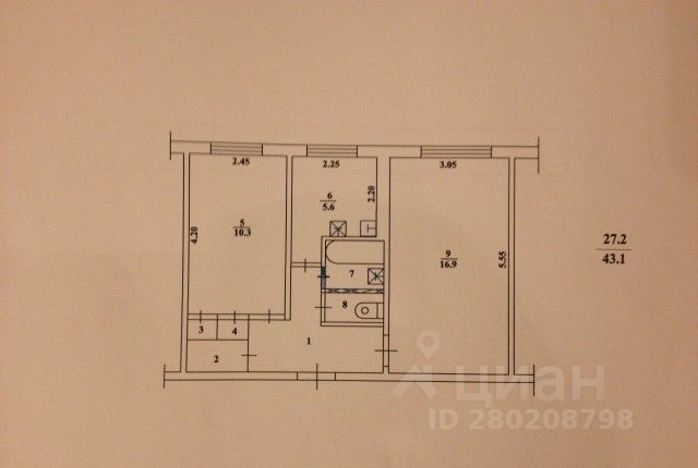 Планировки советских квартир 2 комнаты