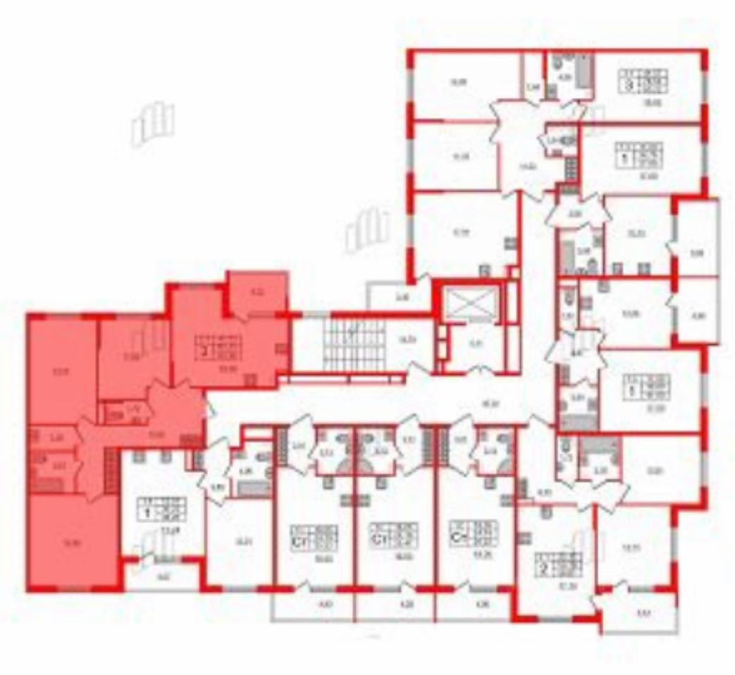 Продажа трехкомнатной квартиры 83.49м² Санкт-Петербург, р-н Московский ...