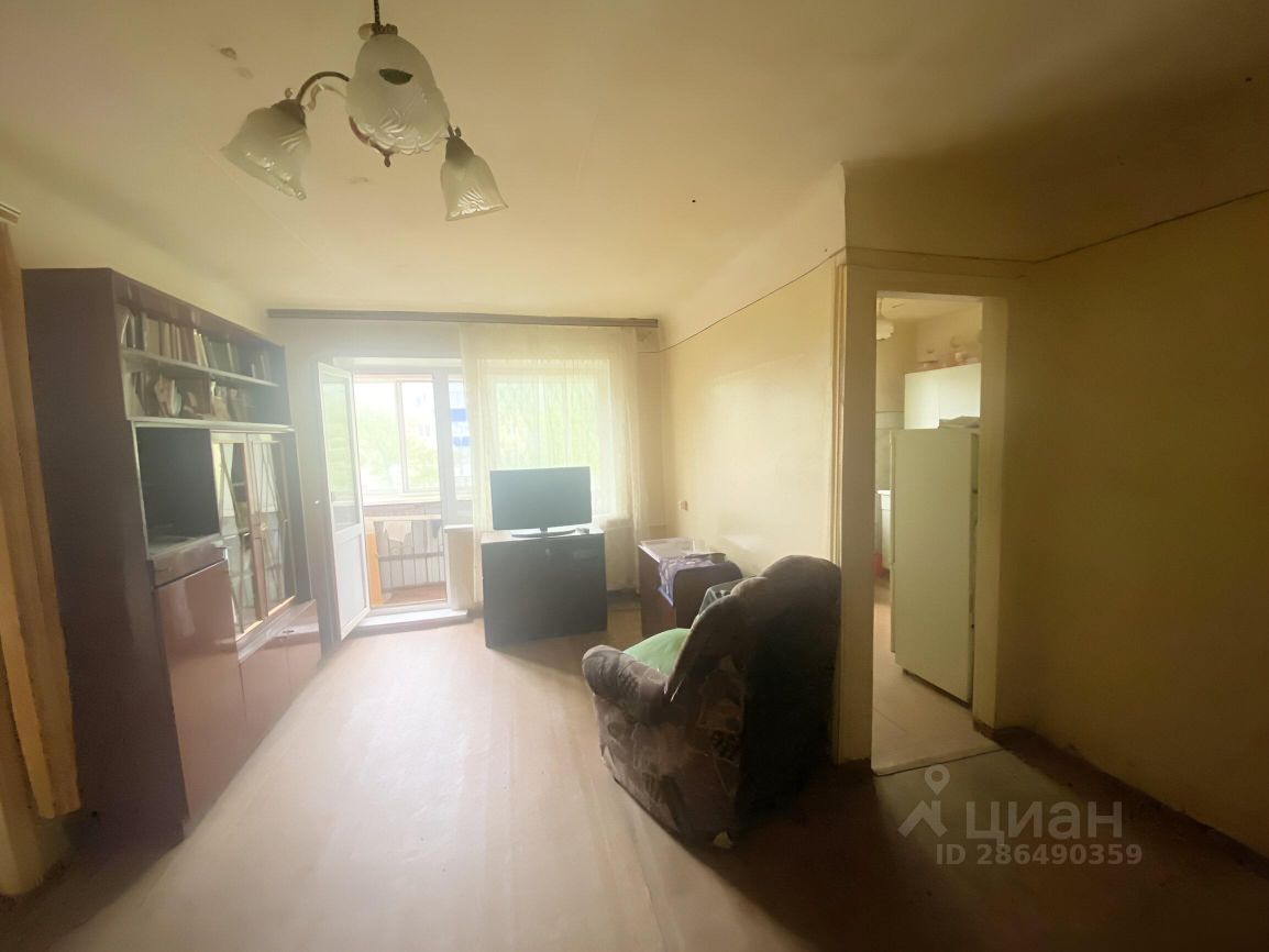 Продажа двухкомнатной квартиры 45.4м² Запорожская ул., 22, Чапаевск ...