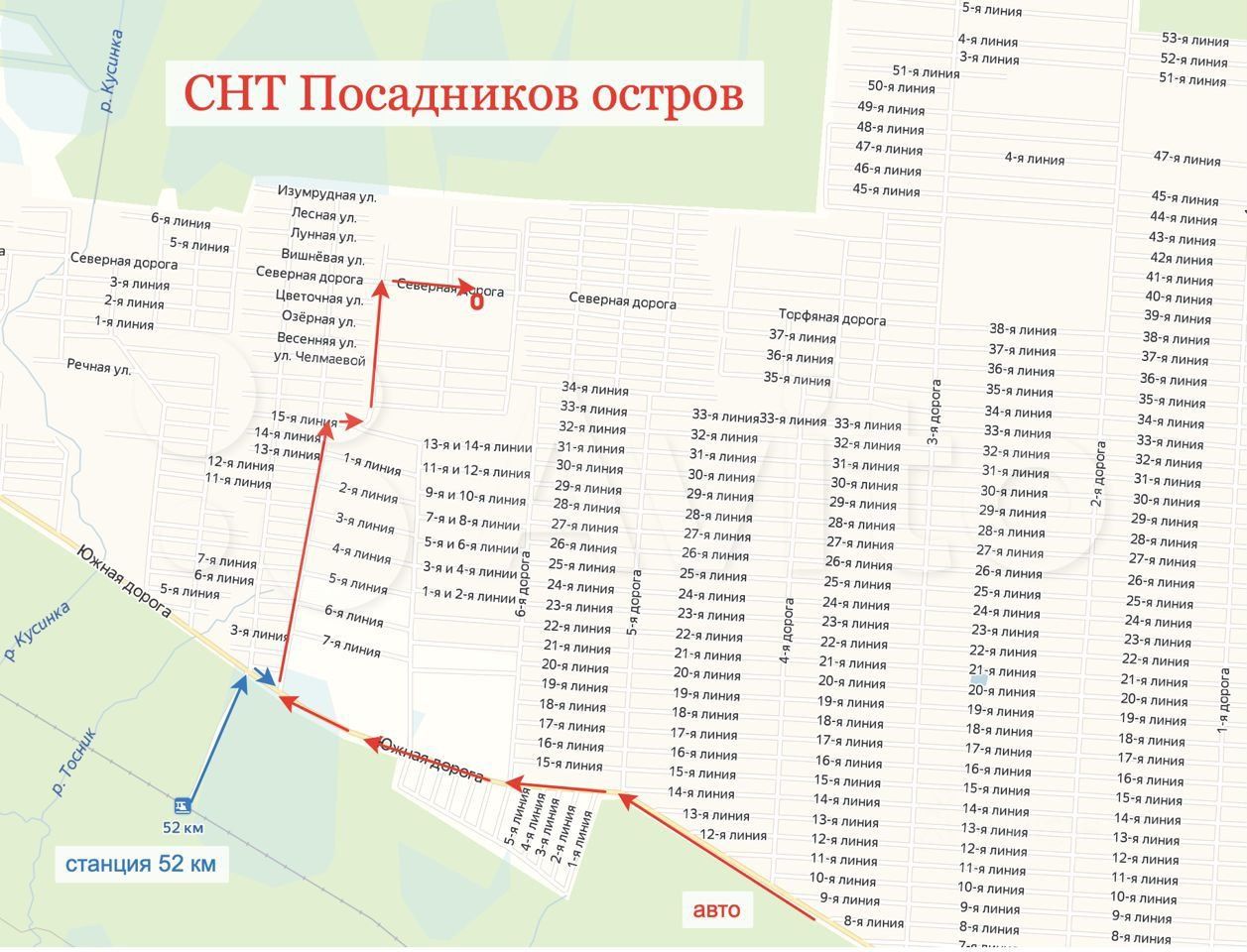 Карта посадников остров киришский район