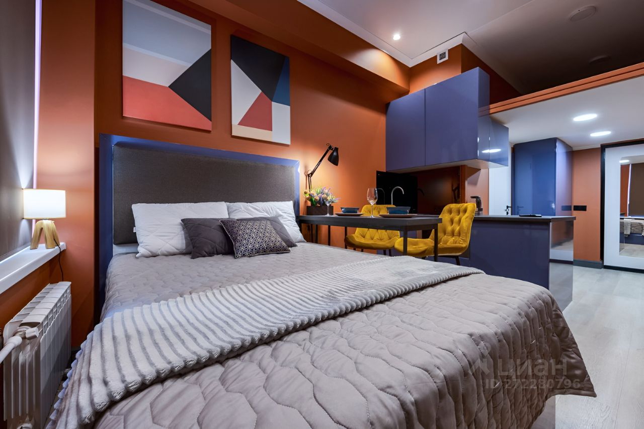 Аренда однокомнатной квартиры 19м² просп. Вернадского, 41С1, Москва ...