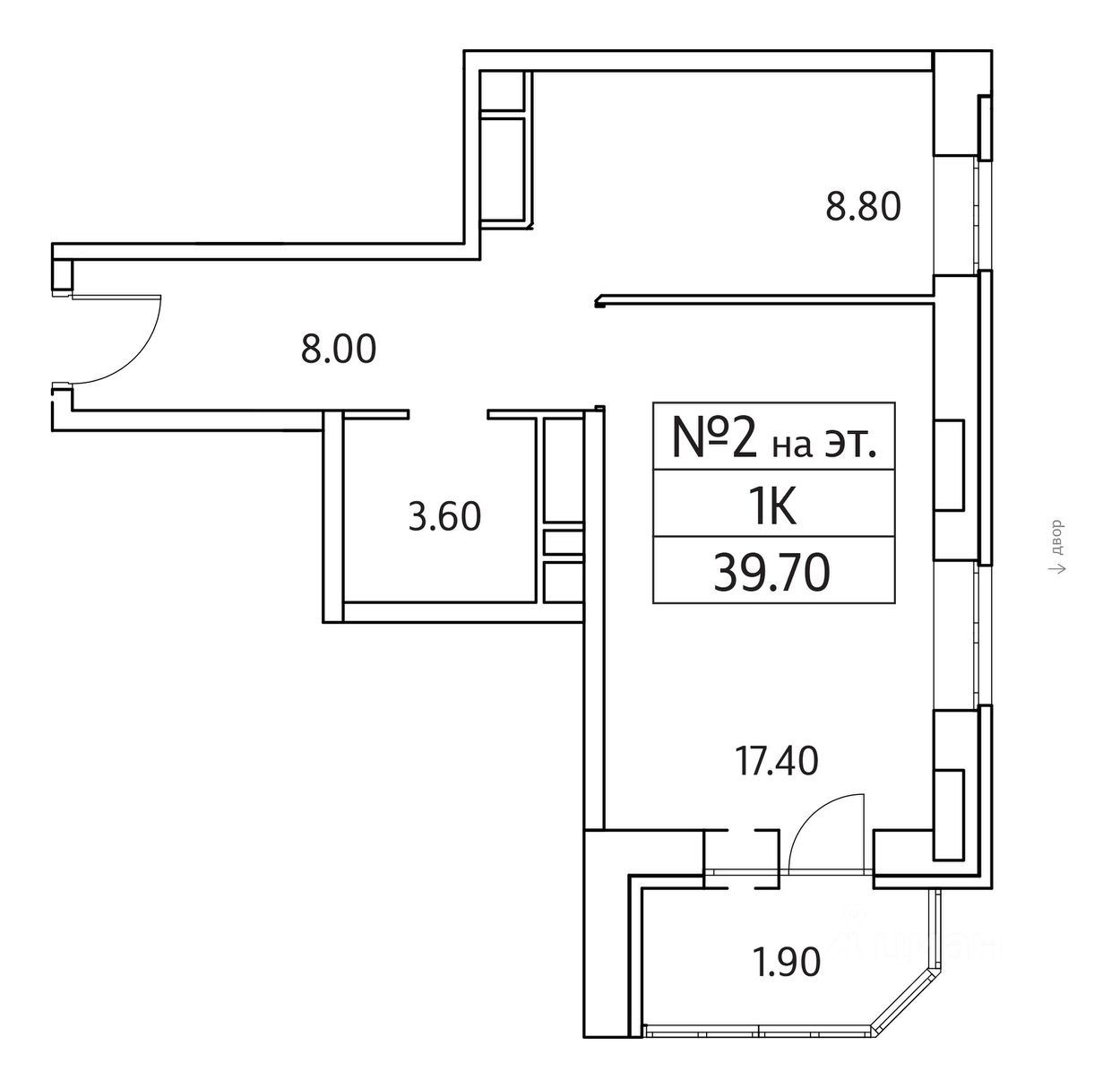 Купить однокомнатную квартиру 38м² ул. Кирова, 4А, Лосино-Петровский ...