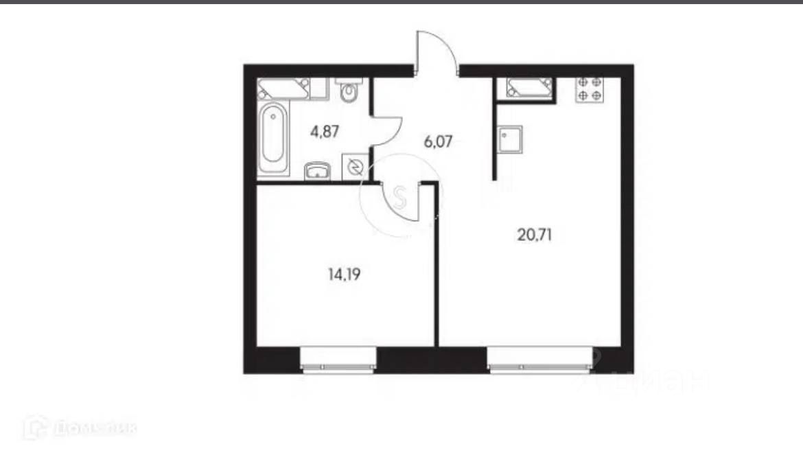 Продаю однокомнатную квартиру 46м² ул. Вавилова, 4, Москва, ЮАО, р-н ...