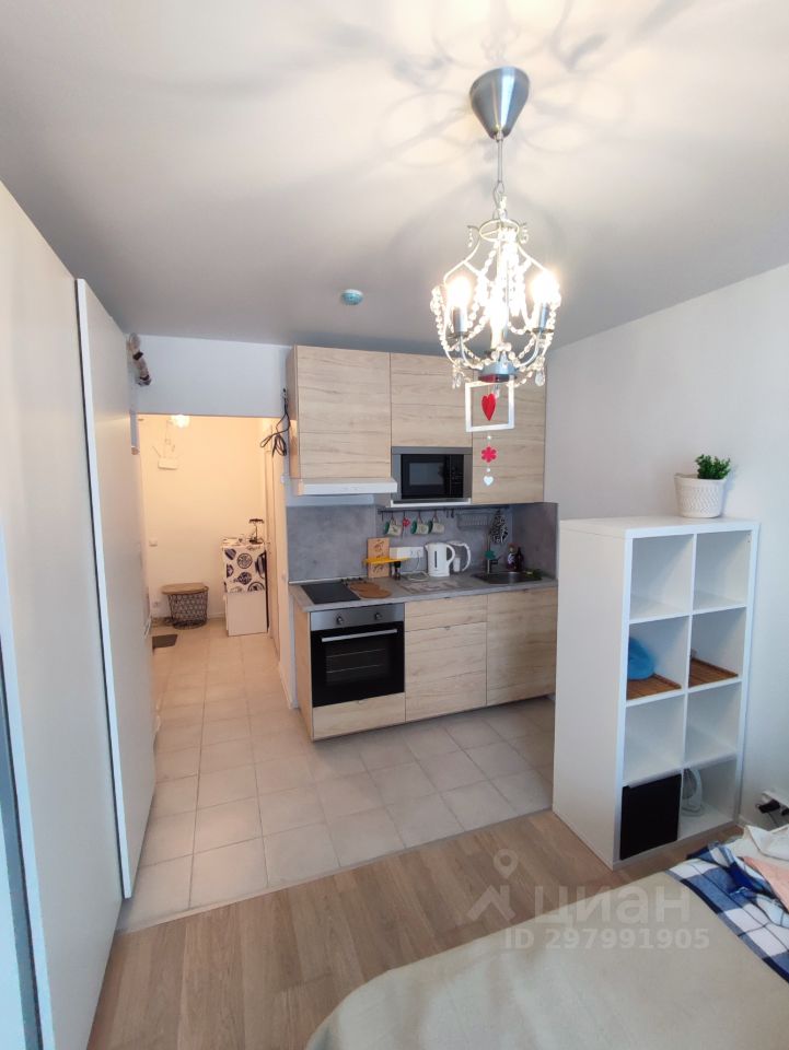 Снять квартиру-студию 23.1м² Варшавское ш., 141Ак3, Москва, ЮАО, р-н ...