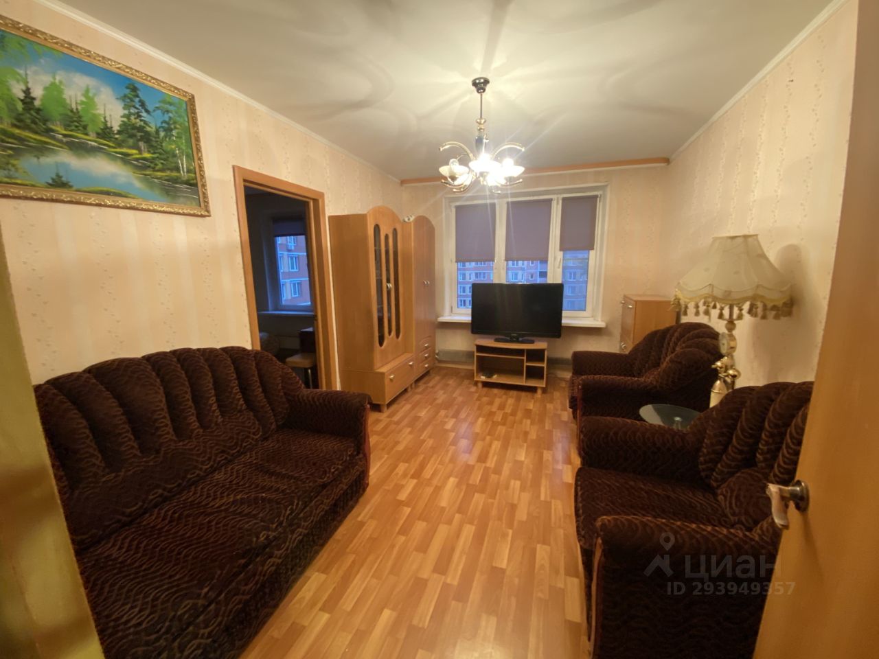 Снять трехкомнатную квартиру 51м² Союзная ул., 2, Одинцово, Московская ...