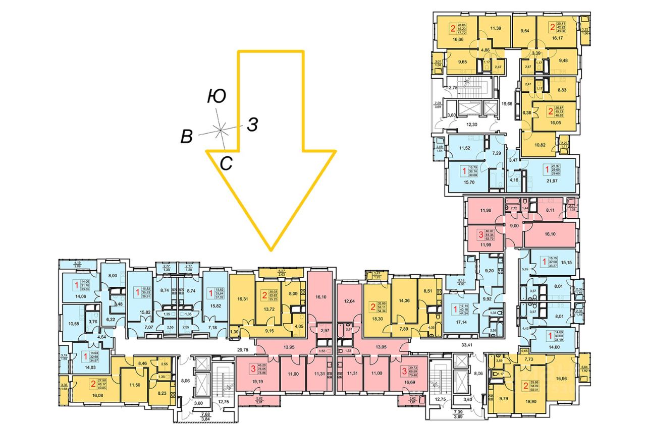 Купить 3-комнатную квартиру 99 м² в доме на Рассветной по адресу Малоярославец, 