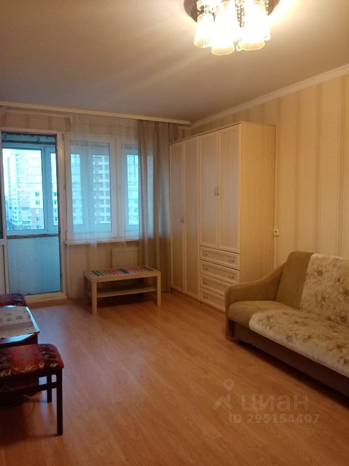 Аренда однокомнатной квартиры 41м² Витебский просп., 61к5, Санкт ...