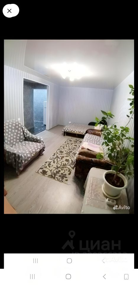 Снять однокомнатную квартиру 40м² ул. Чапаева, 54, Павлово ...