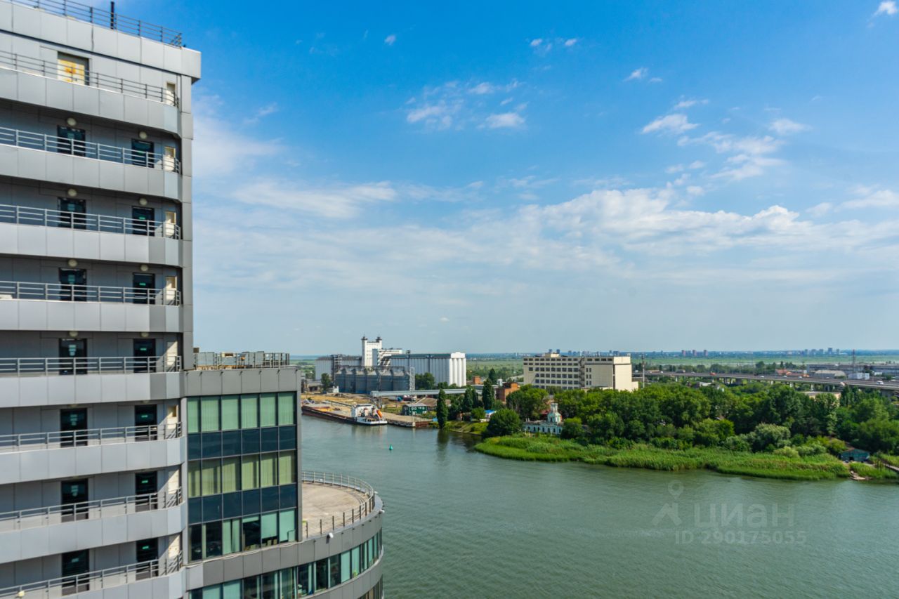 Аренда апартаментов-студии 34м² Береговая ул., 6, Ростов-на-Дону ...