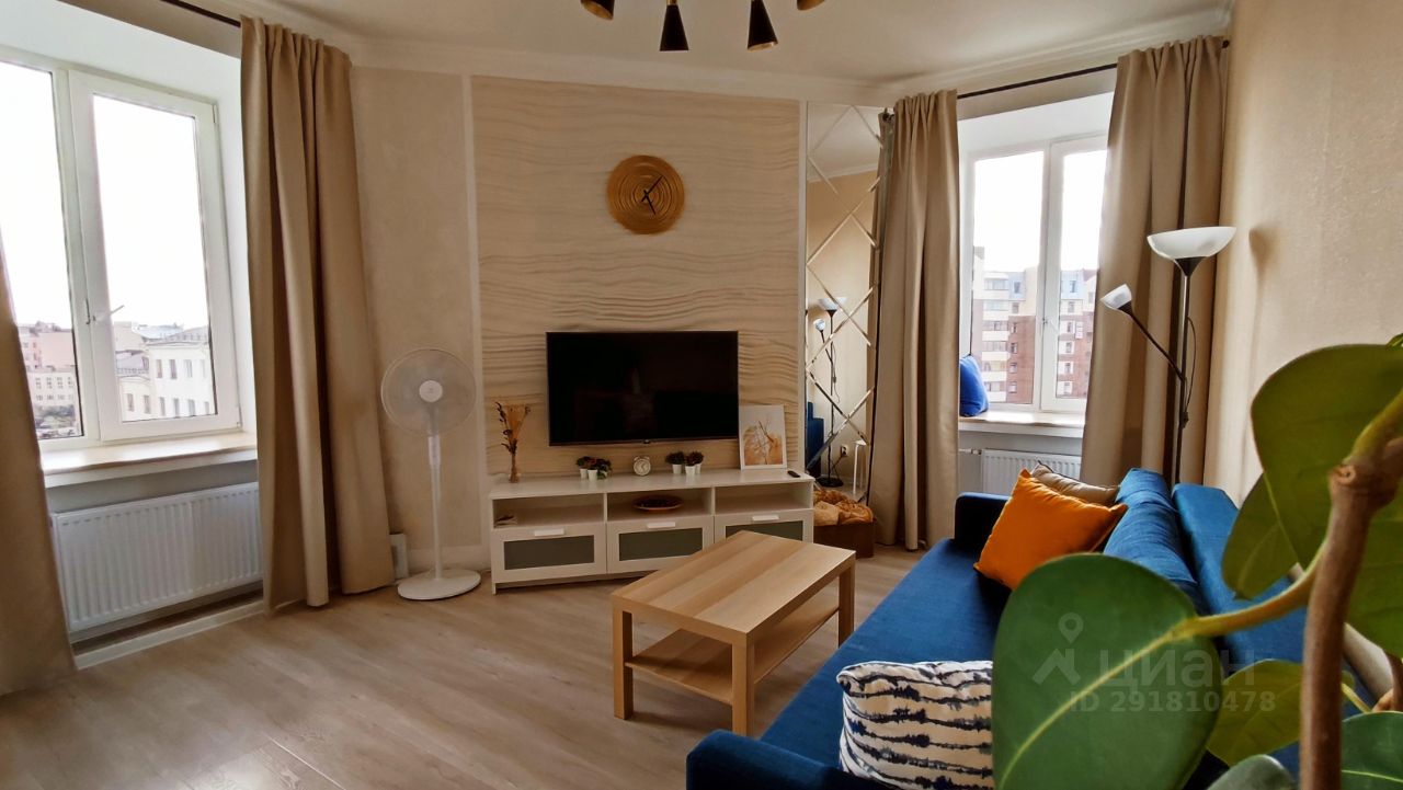 Аренда двухкомнатной квартиры 45м² Вокзальная ул., 13, Выборг ...