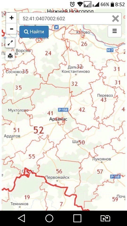 Подробная карта арзамаса