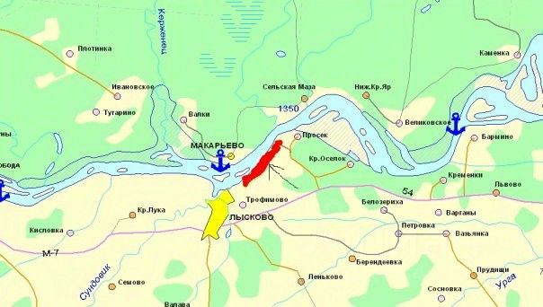 Карта осадков бармино лысковский район