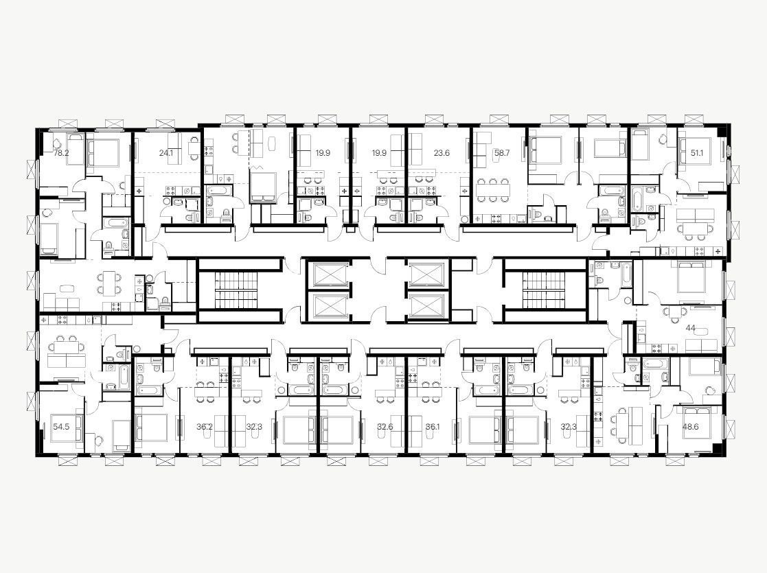 Продажа однокомнатной квартиры 36.2м² Московская область, Мытищи ...